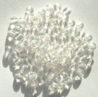 100 6mm Crystal Iris Lustre Round Glass Beads